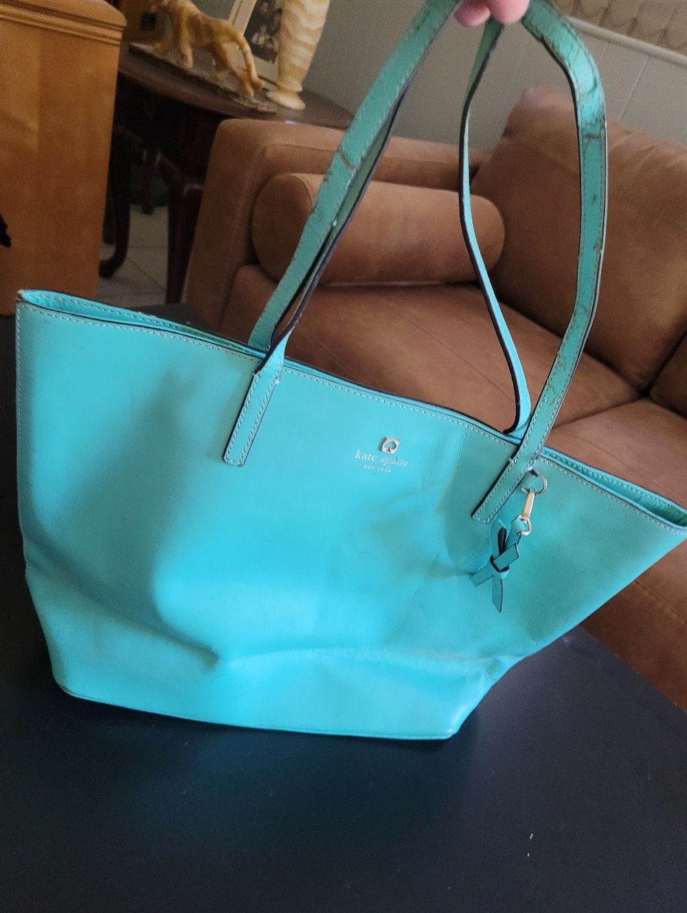 kate spade Teal Leather Tote